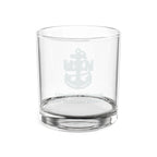 Custom Engraved U.S. Navy Rocks Glass – Personalized 10.5oz Whiskey Glass Gift for Sailors & Veterans