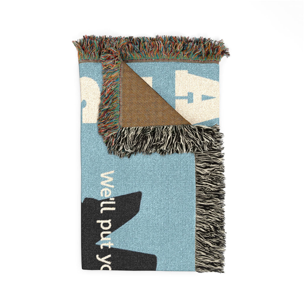 Custom U.S. Air Force Aircraft Woven Blanket – Personalized USAF Aviation Blanket – Military Gift for Airmen & Veterans