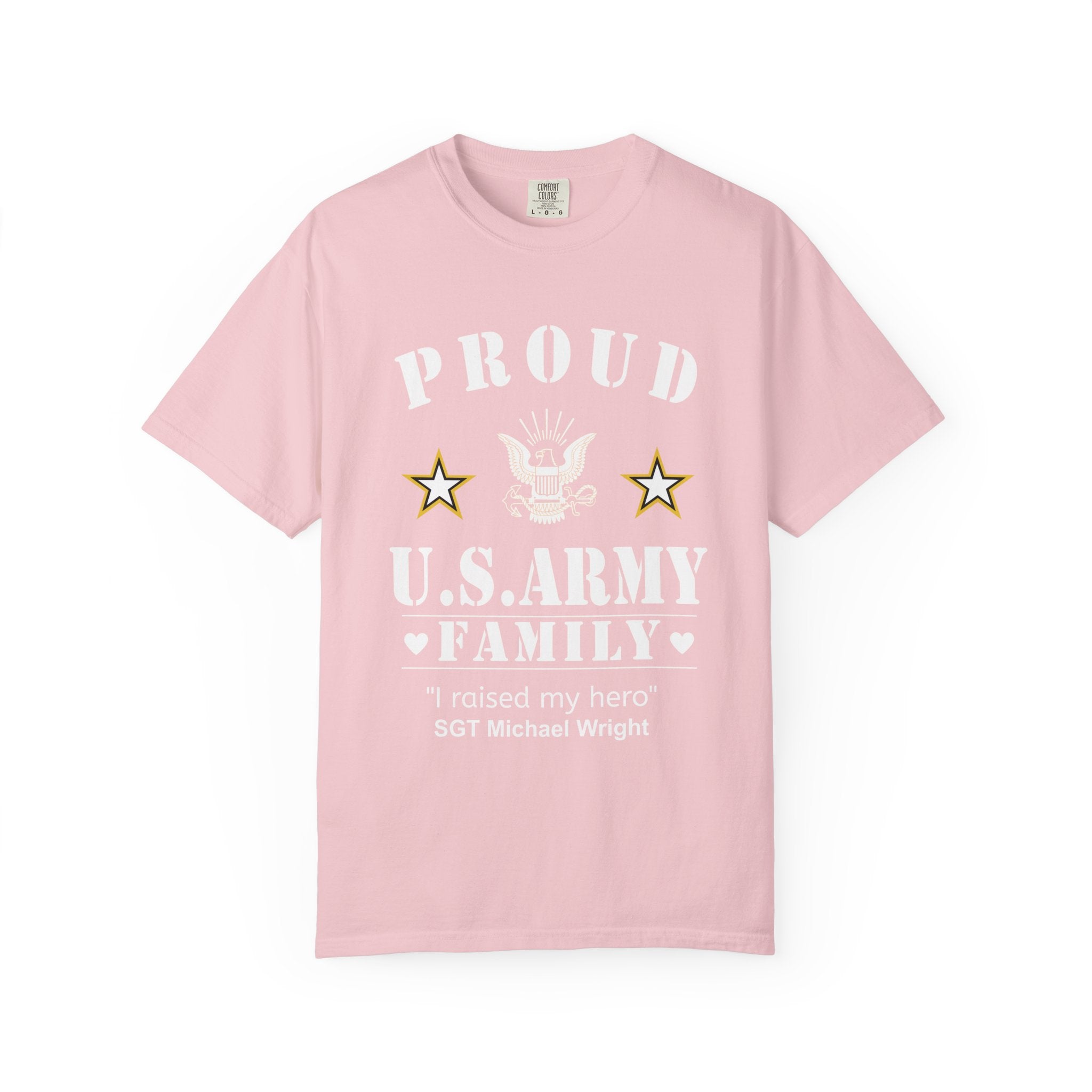 Custom Army Family Shirt – Personalized Proud U.S. Army Family Comfort Colors Tee
