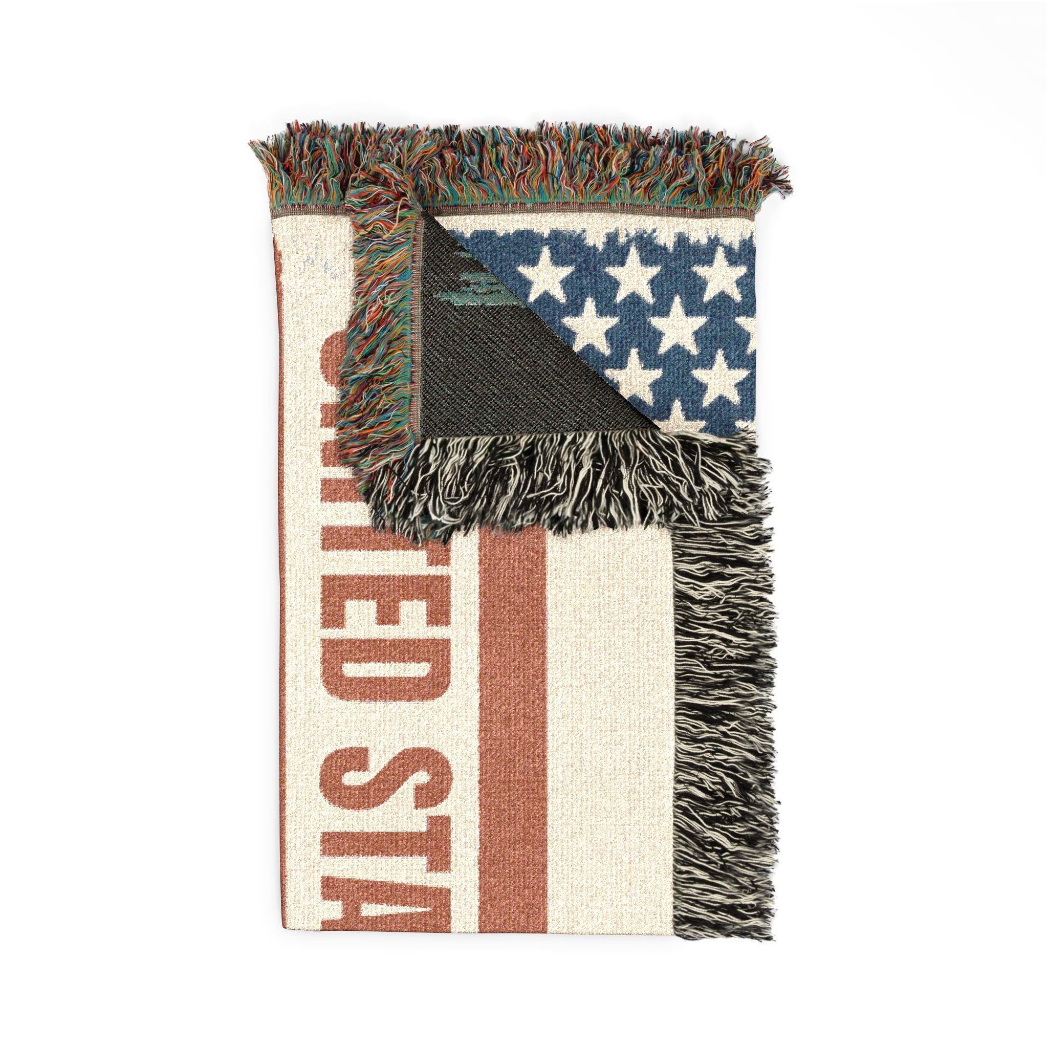 Custom U.S. Navy American Flag Woven Blanket – Personalized USN Military Throw – Navy Veteran & Sailor Gift