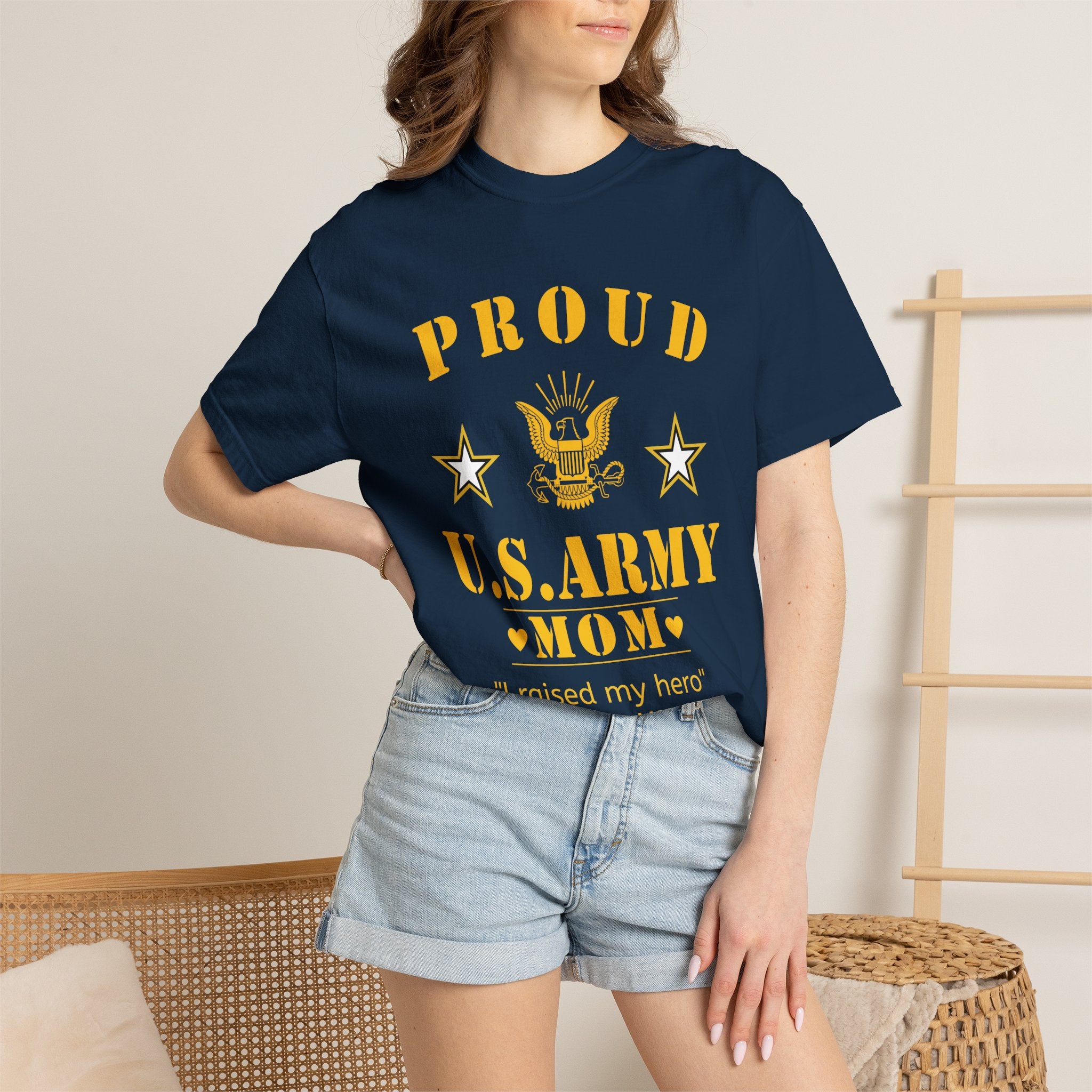 Classic Army Mom Shirt – Personalized Proud U.S. Army Mom Comfort Colors Tee