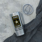Custom U.S. Army Retired 20oz Tumbler – Personalized Military Retirement Travel Mug with Rank, Name or Message