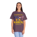 Custom Marine Mom Gold Shirt – Personalized Semper Fi USMC T-Shirt | Proud Military Mom Gift | Comfort Colors 1717
