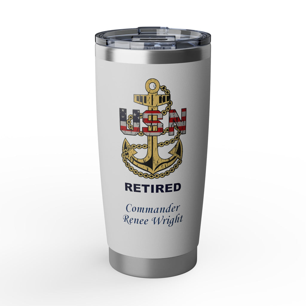 USN Anchor 20oz Tumbler — US Navy Seal Travel Mug