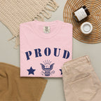 Custom Proud Navy Family Comfort Colors T-Shirt – Personalized U.S. Navy Family Shirt with Name, Ship & Rank