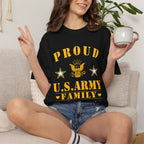 Custom Army Family Shirt – Personalized Proud U.S. Army Family Comfort Colors Tee