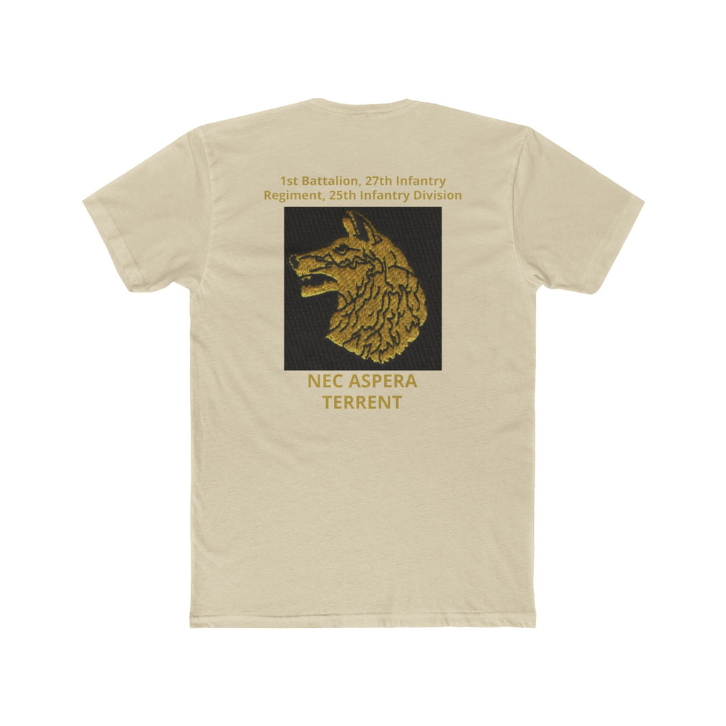 27th Infantry Regiment T‑Shirt — "Nec Aspera Terrent" Wolf Emblem