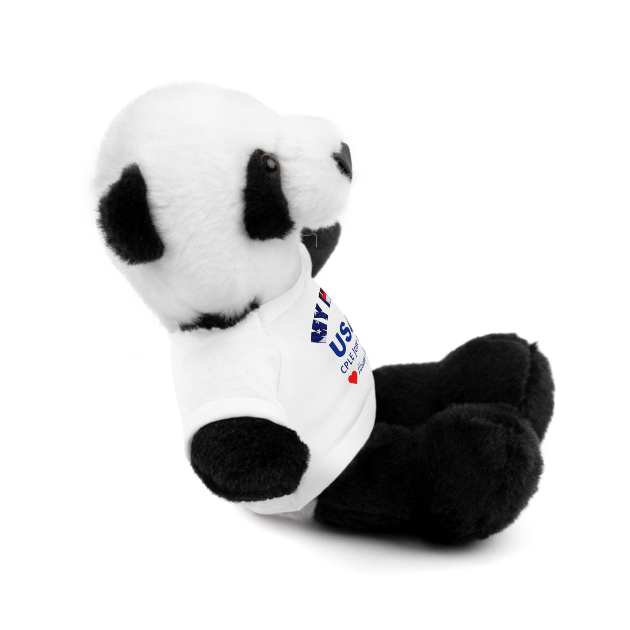 Custom U.S. Air Force Stuffed Animal with Personalized T-Shirt – 6 Plush Options, 5 Shirt Colors
