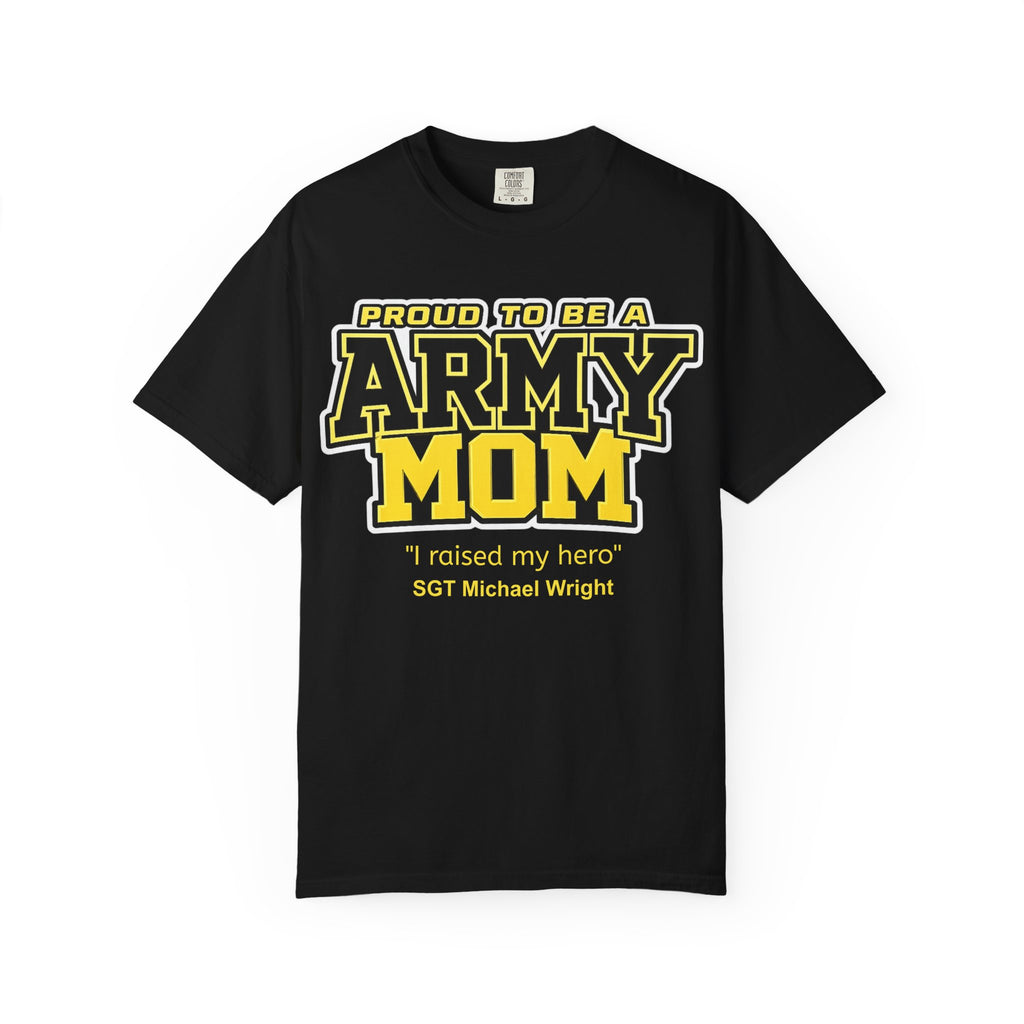 Custom Army Mom Shirt – Personalized Proud Army Mom Comfort Colors 1717 T-Shirt