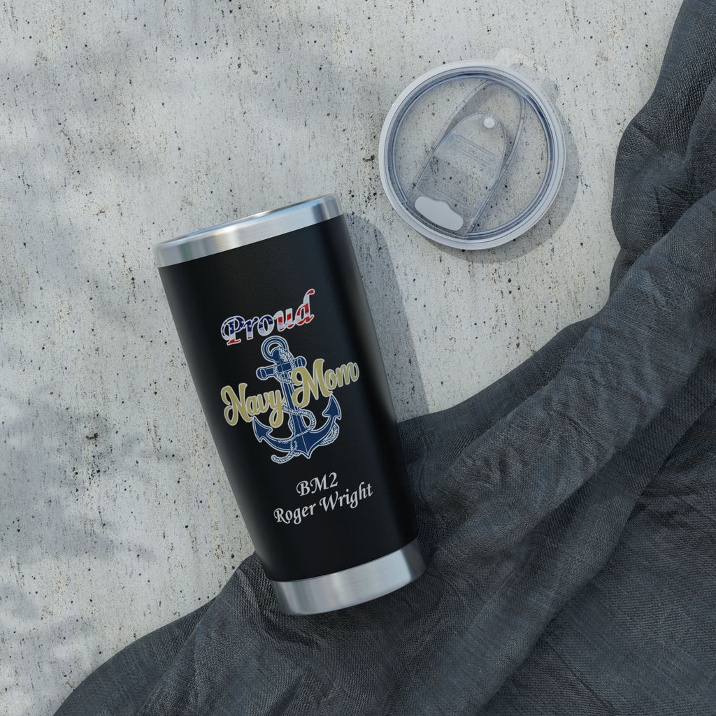 Proud Navy Mom 20oz Tumbler — US Navy Seal Travel Mug