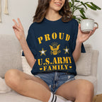 Custom Army Family Shirt – Personalized Proud U.S. Army Family Comfort Colors Tee