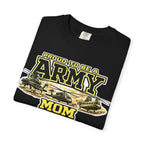 Army Mom Shirt with Helicopters – Personalized Proud Army Mom Comfort Colors Tee