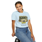 Army Mom Shirt with Helicopters – Personalized Proud Army Mom Comfort Colors Tee