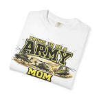 Army Mom Shirt with Helicopters – Personalized Proud Army Mom Comfort Colors Tee