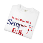 Custom Marine Mom Shirt – Personalized Semper Fi T-Shirt | Proud U.S. Marine Family Gift | Comfort Colors 1717