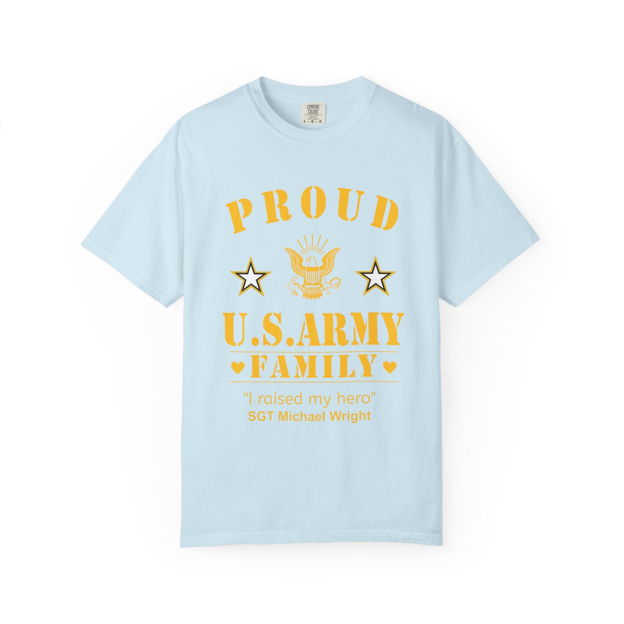 Custom Army Family Shirt – Personalized Proud U.S. Army Family Comfort Colors Tee