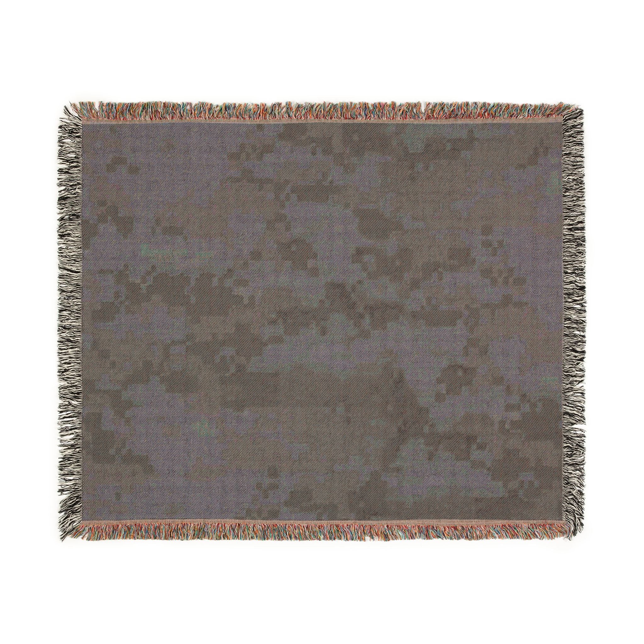 U.S. Marine Corps MARPAT Camouflage Woven Blanket – Military Camouflage Throw – USMC / Navy Inspired