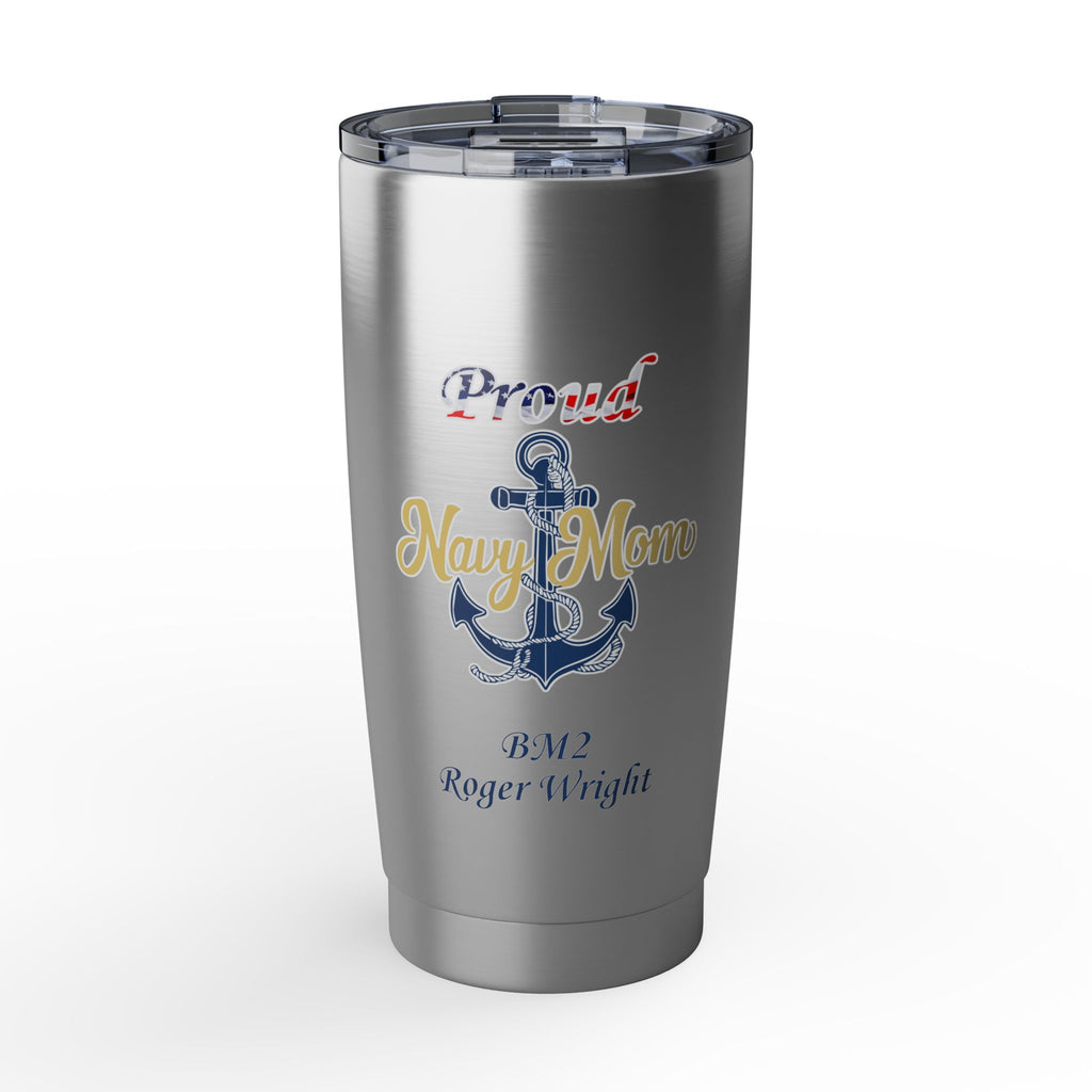 Proud Navy Mom 20oz Tumbler — US Navy Seal Travel Mug