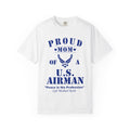 Proud Airman Mom Shirt – Personalized U.S. Air Force Mom Tee with Rank, Name & Message | Comfort Colors