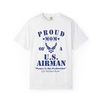 Proud Airman Mom Shirt – Personalized U.S. Air Force Mom Tee with Rank, Name & Message | Comfort Colors