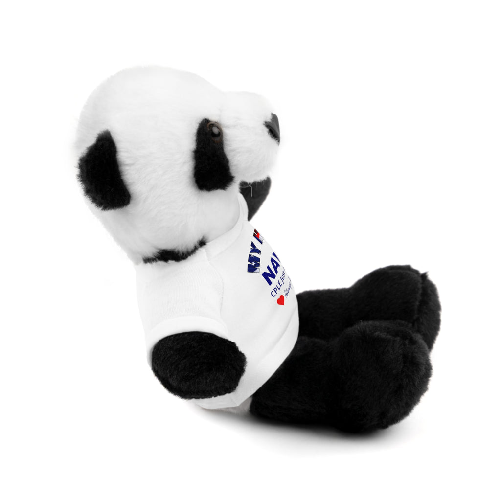 Custom U.S. Navy Stuffed Animal with Personalized T-Shirt – 6 Plush Options, 5 Shirt Colors