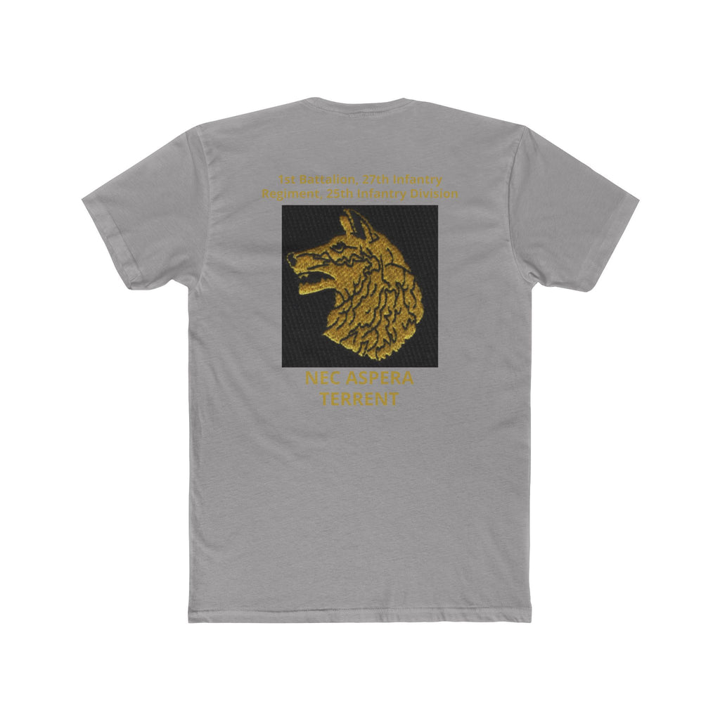 27th Infantry Regiment T‑Shirt — "Nec Aspera Terrent" Wolf Emblem