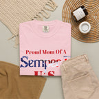 Custom Marine Mom Shirt – Personalized Semper Fi T-Shirt | Proud U.S. Marine Family Gift | Comfort Colors 1717