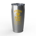 Proud Army Mom Personalized 20oz Tumbler — Custom U.S. Army Mom Tumbler – Personalized Military Mom Gift with Name, Rank or Message