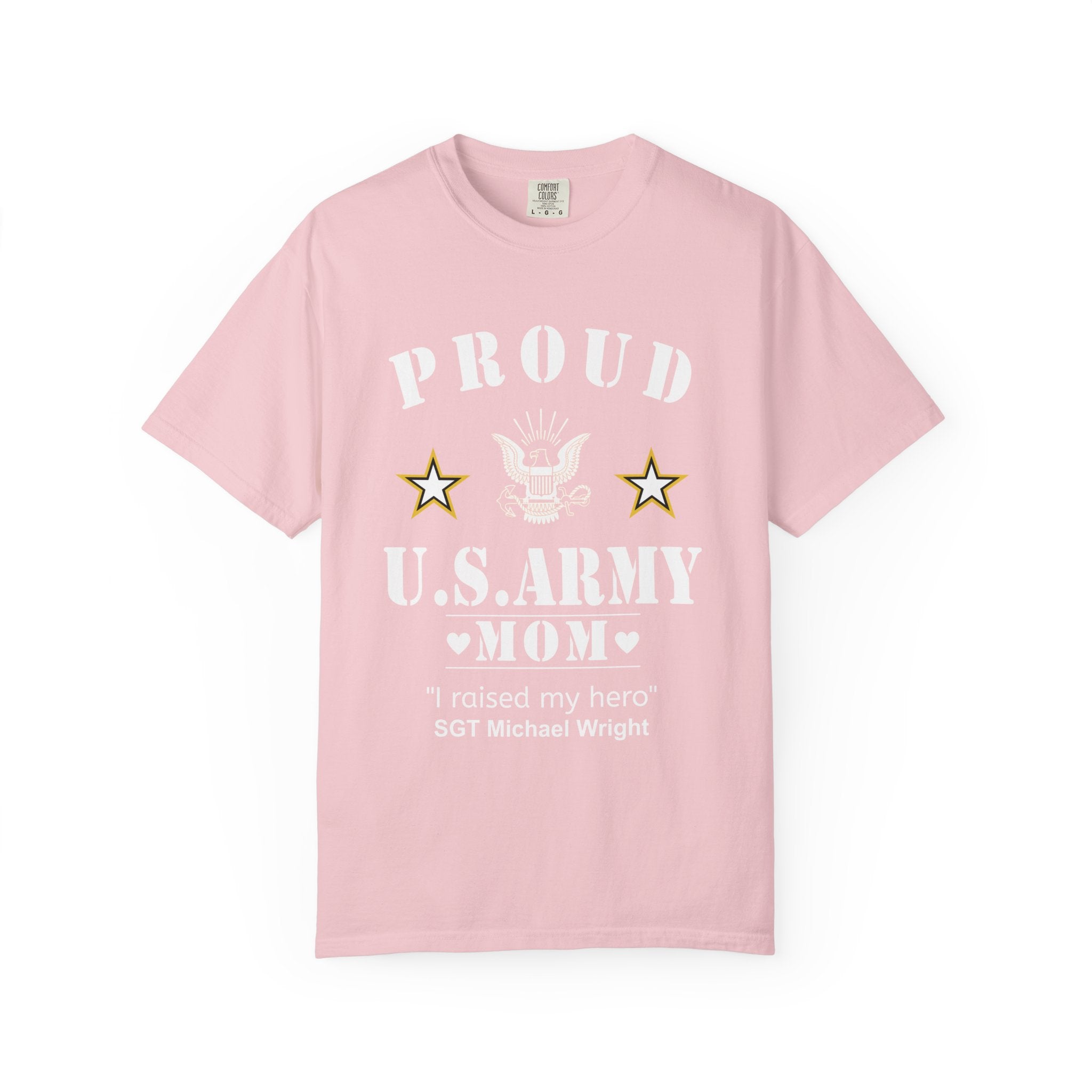 Classic Army Mom Shirt – Personalized Proud U.S. Army Mom Comfort Colors Tee
