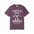 Custom Proud Airman Mom Shirt – Personalized U.S. Air Force Mom Tee with Rank, Name & Saying
