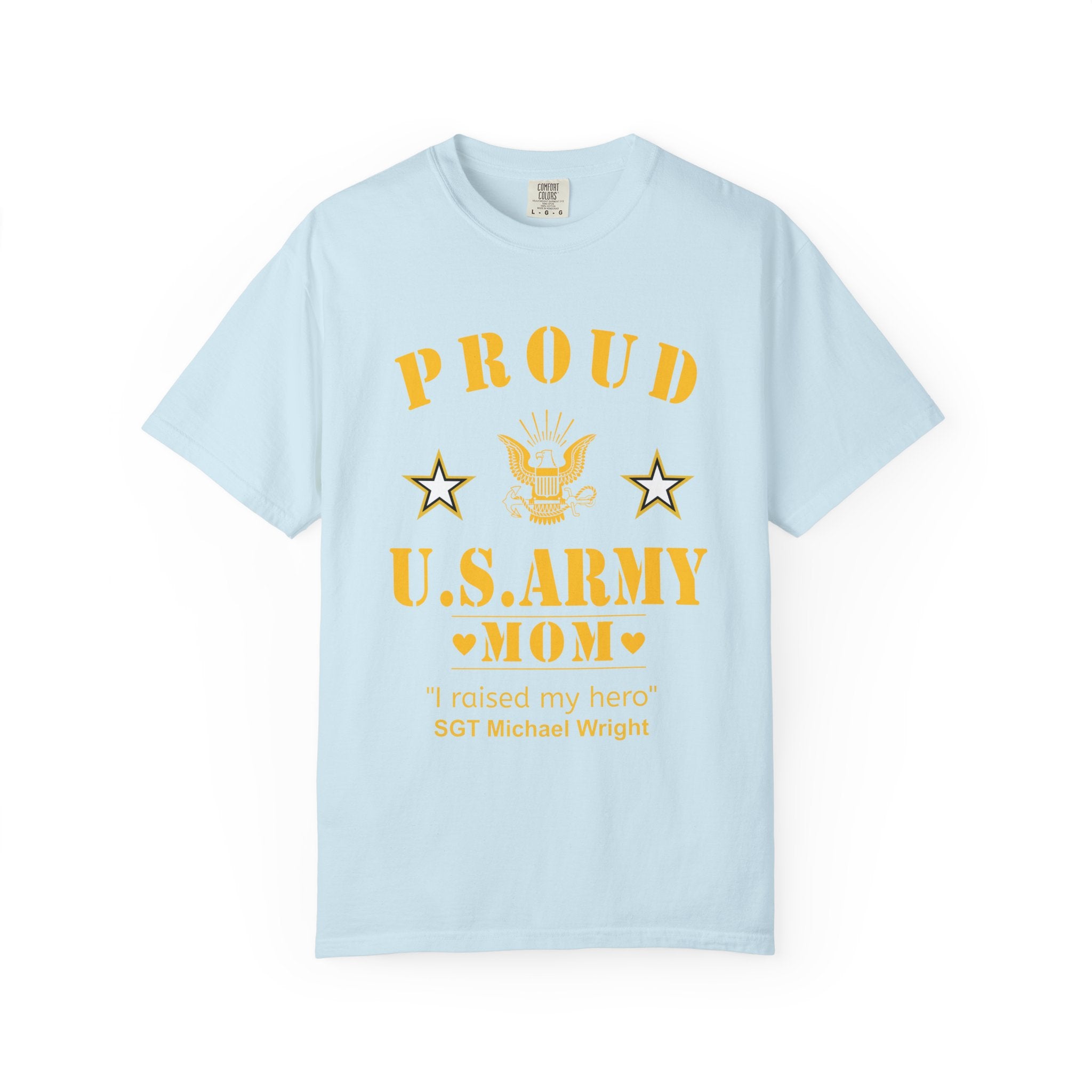 Classic Army Mom Shirt – Personalized Proud U.S. Army Mom Comfort Colors Tee