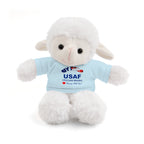 Custom U.S. Air Force Stuffed Animal with Personalized T-Shirt – 6 Plush Options, 5 Shirt Colors