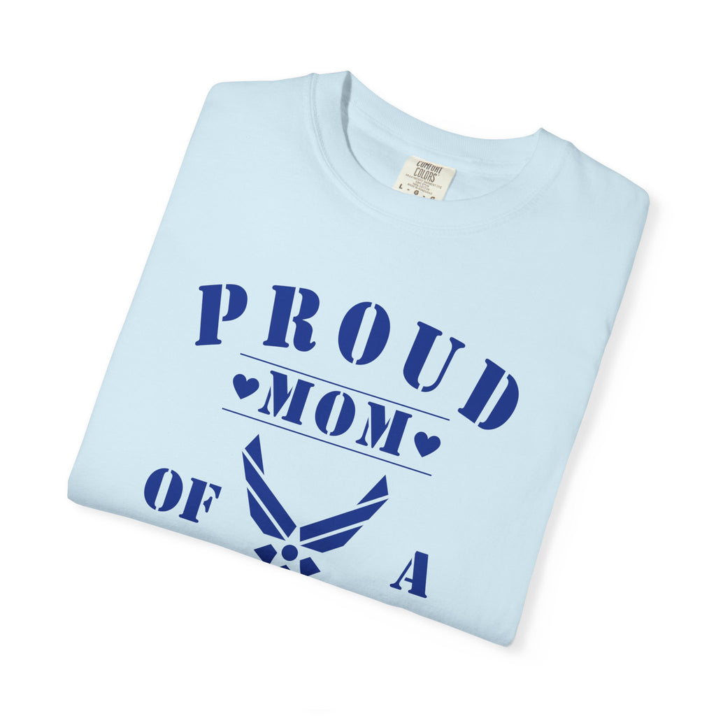 Proud Airman Mom Shirt – Personalized U.S. Air Force Mom Tee with Rank, Name & Message | Comfort Colors