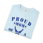 Proud Airman Mom Shirt – Personalized U.S. Air Force Mom Tee with Rank, Name & Message | Comfort Colors