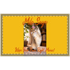 Custom Cat Photo Doormat – Personalized Cat Doormat with Name – Upload Your Cat Picture
