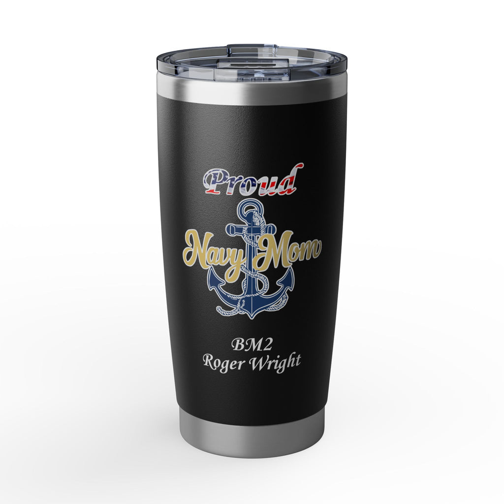 Proud Navy Mom 20oz Tumbler — US Navy Seal Travel Mug