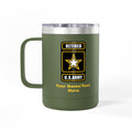 Retired Army Logo Personalized  Insulated 15oz Travel Mug Tumbler