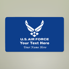 Custom U.S. Air Force Doormat – Personalized Military Welcome Mat | Rank, Name, Unit & Message Custom