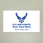 Custom U.S. Air Force Doormat – Personalized Military Welcome Mat | Rank, Name, Unit & Message Custom