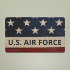 Custom U.S. Air Force American Flag Doormat – Personalized Military Welcome Mat | Veteran & Family Gift