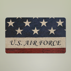 Custom U.S. Air Force American Flag Doormat – Personalized Military Welcome Mat | Veteran & Family Gift