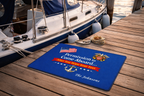 Personalized U.S. Navy Permission to Come Aboard Doormat | Custom Navy Family Welcome Mat