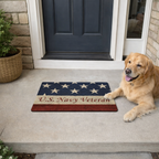 Personalized U.S. Navy Doormat | Custom Navy Veteran, Navy Family & Navy Home Welcome Mat
