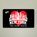 Personalized New York Skyline Doormat – We Love New York Custom Family Welcome Mat