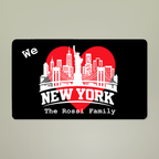 Personalized New York Skyline Doormat – We Love New York Custom Family Welcome Mat