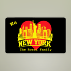 Personalized New York Skyline Doormat – We Love New York Custom Family Welcome Mat