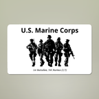 Personalized U.S. Marine Corps Unit Doormat | Custom Battalion & Unit Marine Corps Welcome Mat