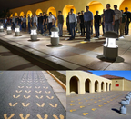 Personalized Marine Corps Yellow Footprints Doormat | Custom USMC Semper Fi Welcome Mat