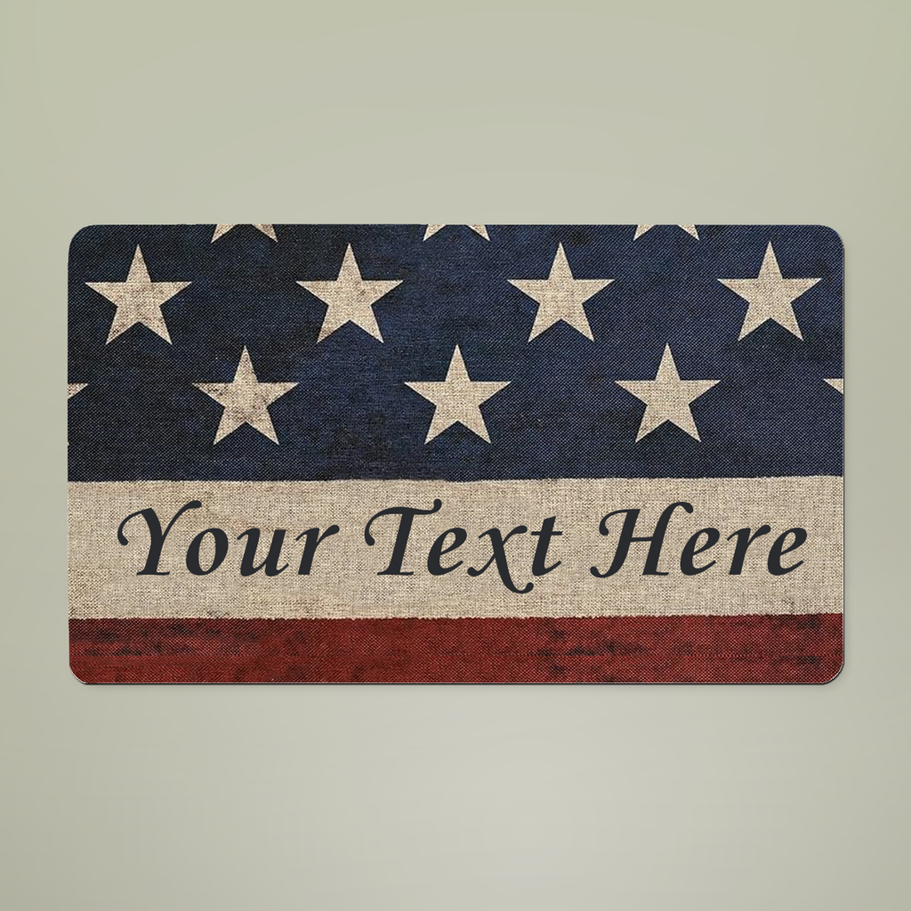 Custom U.S. Air Force American Flag Doormat – Personalized Military Welcome Mat | Veteran & Family Gift